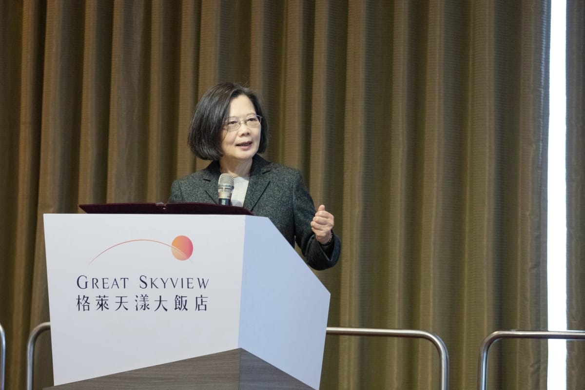 蔡英文出席「台北市屏東同鄉會第20屆第3次會員大會」。 圖：總統府／提供