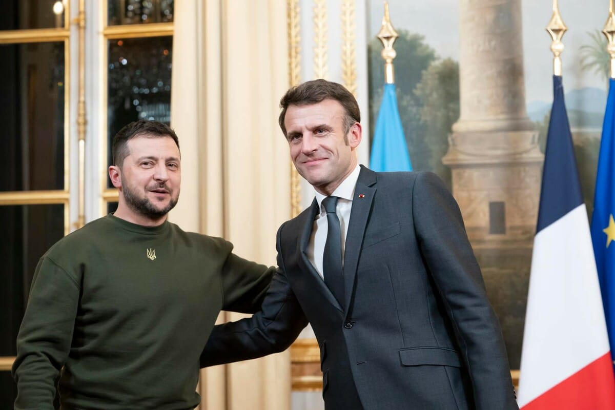 馬克宏多次表態願派兵助戰烏克蘭 。 圖：取自臉書「Emmanuel Macron」（資料照）