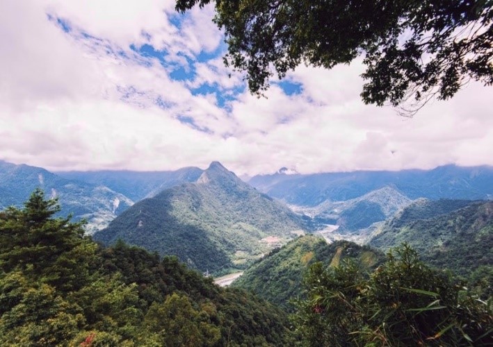 谷關七雄之一白毛山。 圖：台中市政府觀光旅遊局／提供