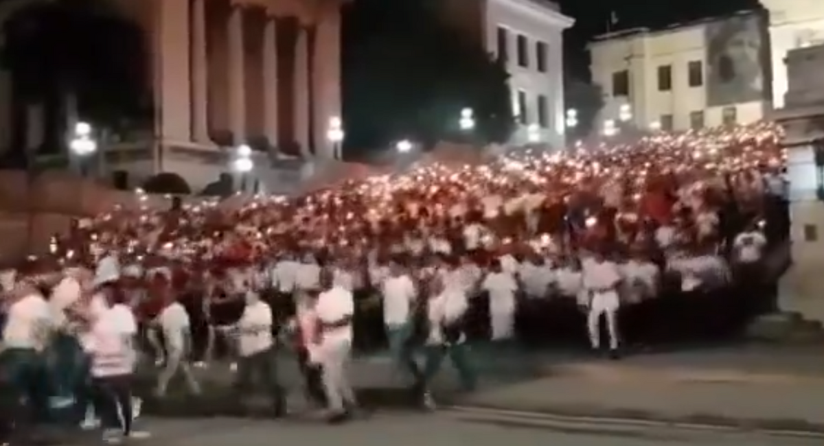 古巴近期因缺電缺糧等問題，爆發抗議示威。 圖：翻攝自淘喵先生 X（前推特）帳號