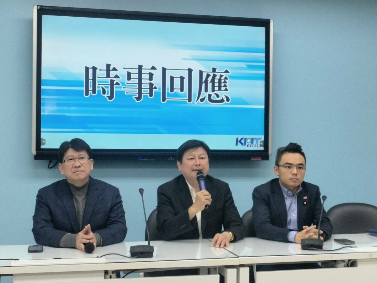 國民黨團傅崐萁回應陳宗彥事件。 圖：國民黨立法院黨團/提供