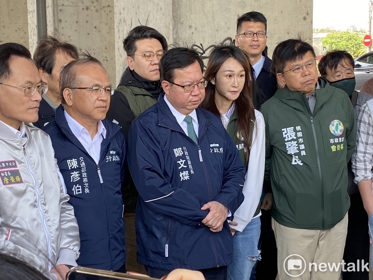 鄭文燦表示，桃機歲修是例行作育，塞機事件不應該發生。 圖：林昀真/攝