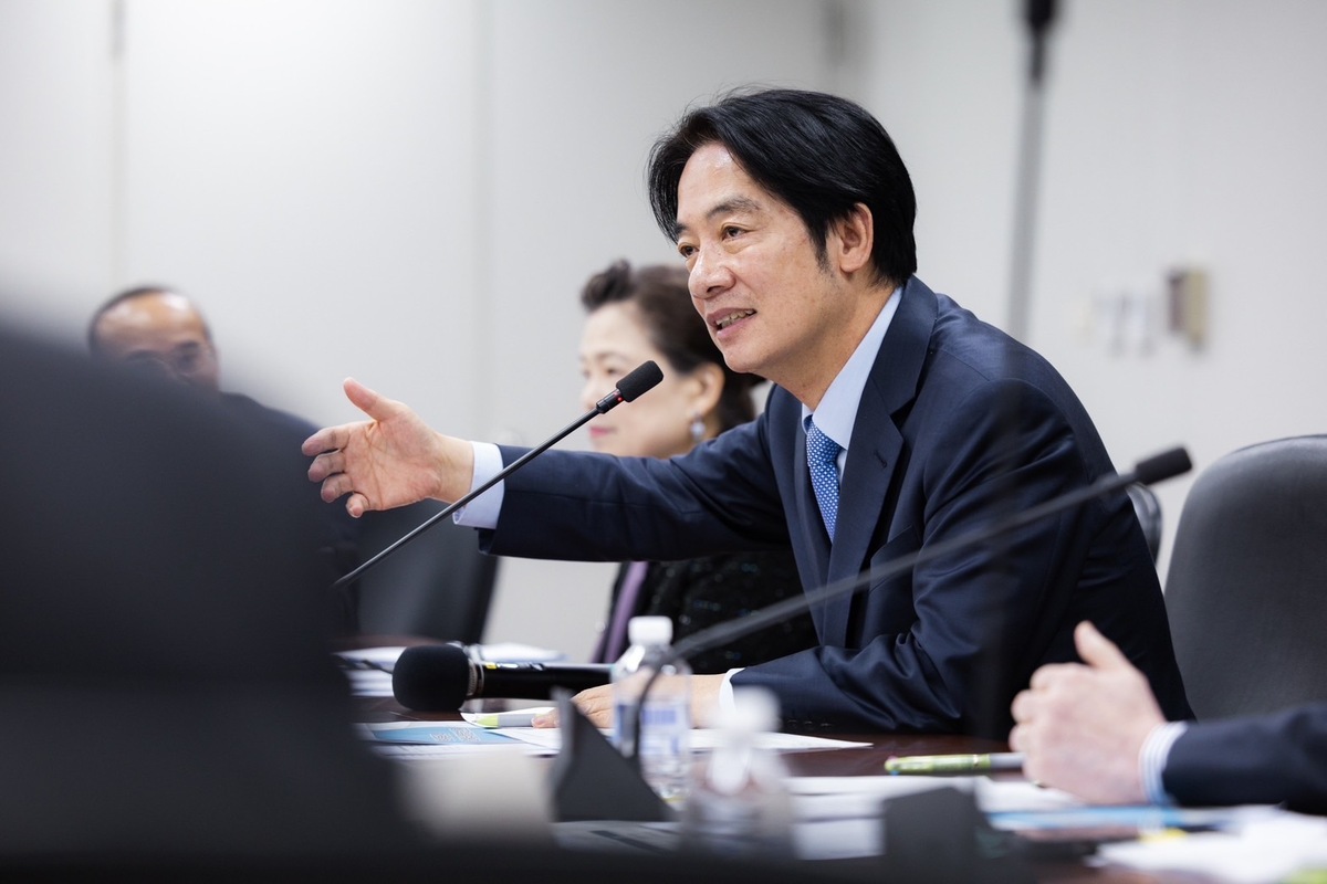 副總統賴清德19日出席「與臺灣半導體產業交流座談」。 圖：總統府提供（資料照）