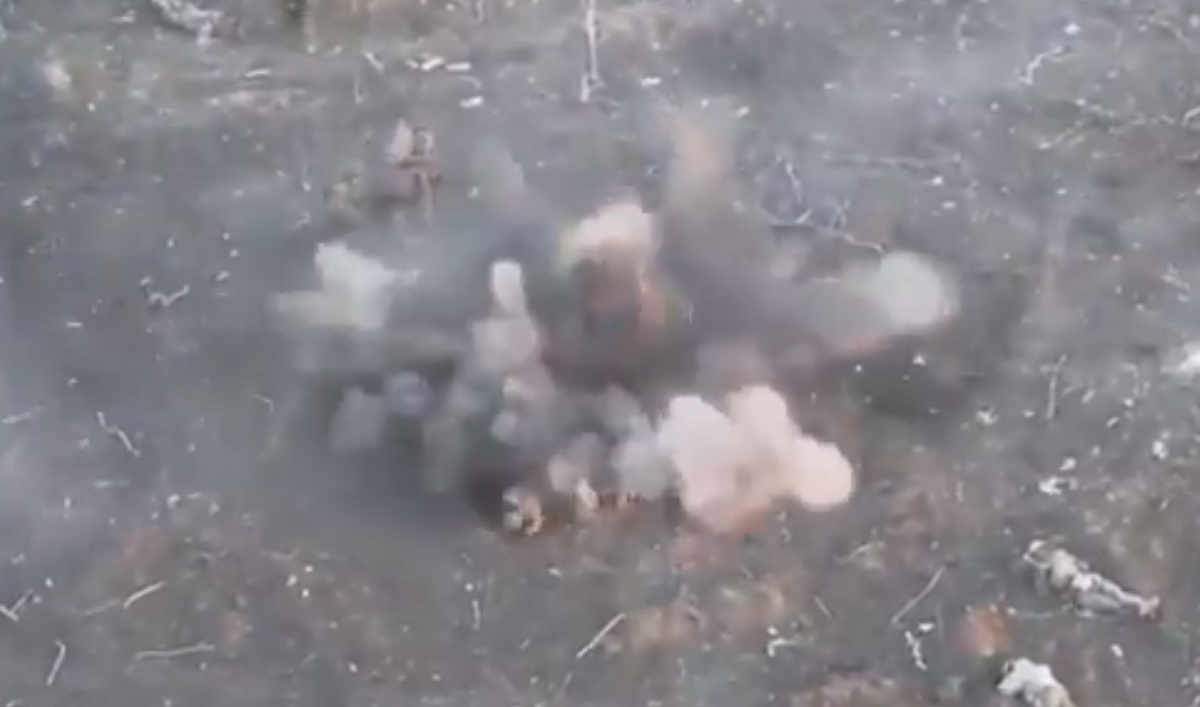 位於阿夫迪夫卡的俄軍，向烏軍發起了人肉衝鋒。烏軍擊斃超過 20 名俄軍。 圖：翻攝自烏克蘭戰爭．最新進展 X（前推特）帳號