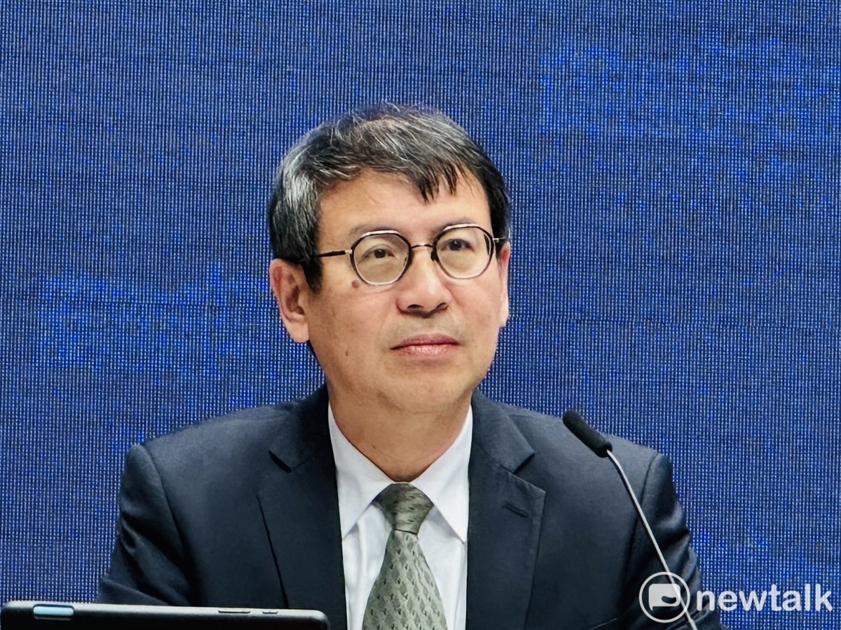 行政院發言人林子倫今（21）天主持院會後記者會時轉述。 圖：謝莉慧/攝