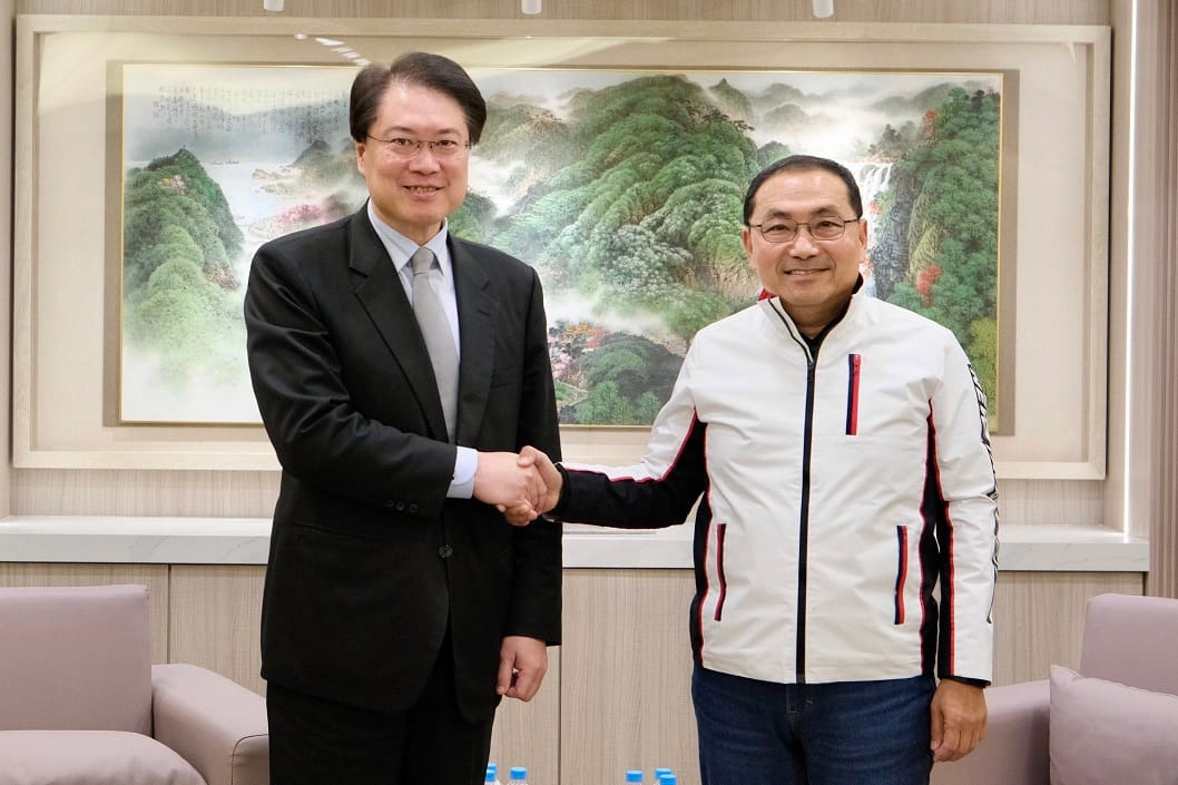 內政部長林右昌與新北市長侯友宜會面。 圖：內政部提供
