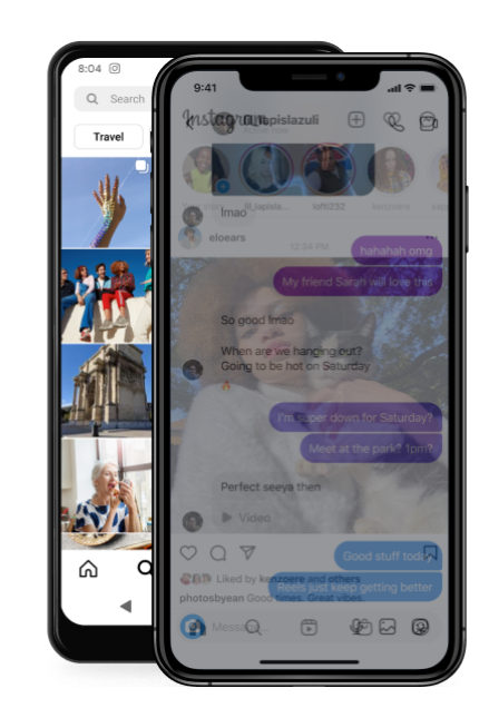今(22)日凌晨許多人在PTT及Dcard上報告Instagram無法登入。 圖：翻攝自IG畫面