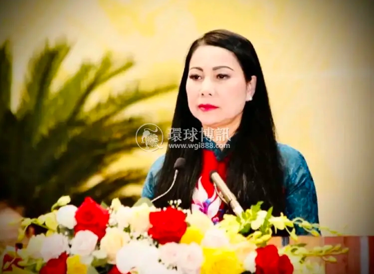 曾任越共中央委員、永福省委書記的黃氏翠蘭，在約兩周前已因越南福山集團案落馬。 圖 : 翻攝自環球傳訊