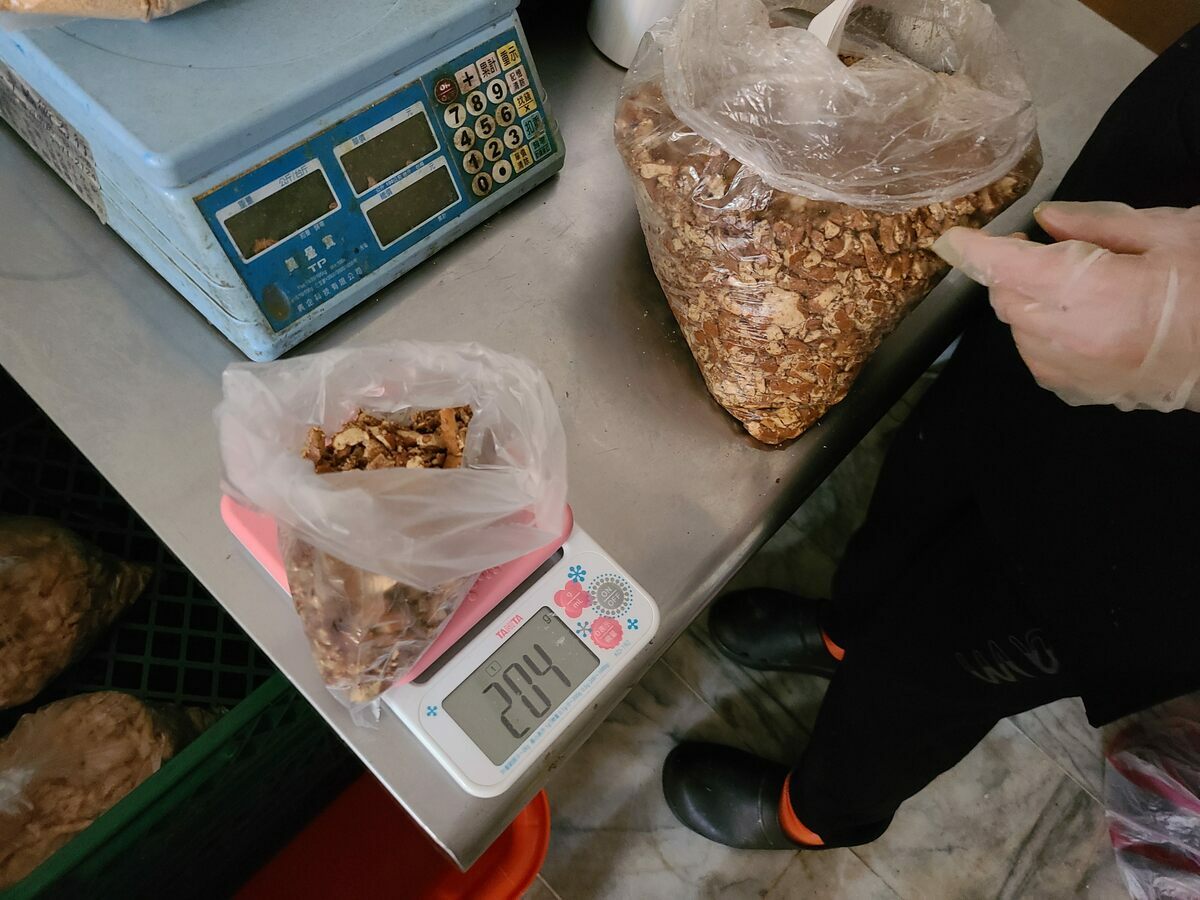 「豆干碎丁」檢出苯甲酸超標。 圖：台北市衛生局／提供