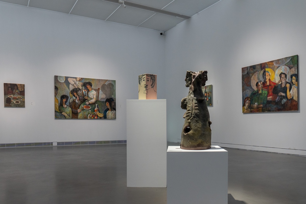 高美館典藏捐贈展《風土心》展場一隅。 圖：高雄市立美術館/提供