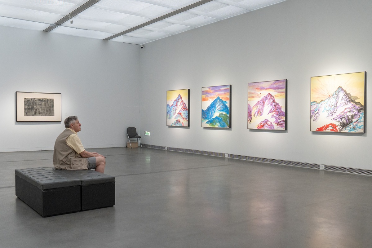 高美館典藏捐贈展《風土心》展場一隅。 圖：高雄市立美術館/提供