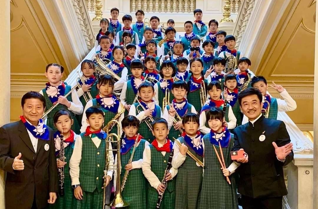 前金國小管樂團為國爭光。 圖：高雄市前金國小/提供
