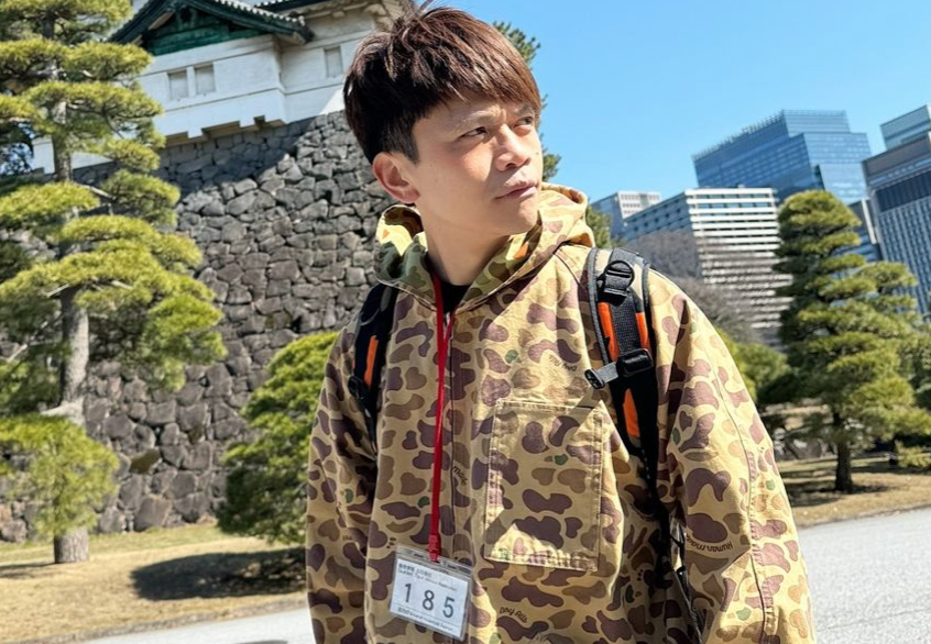 蔡阿嘎日前趁二伯帶著兩個兒子及公司員工到泰國旅遊時，一個人偷偷快閃日本24小時。 圖：翻攝自蔡阿嘎IG