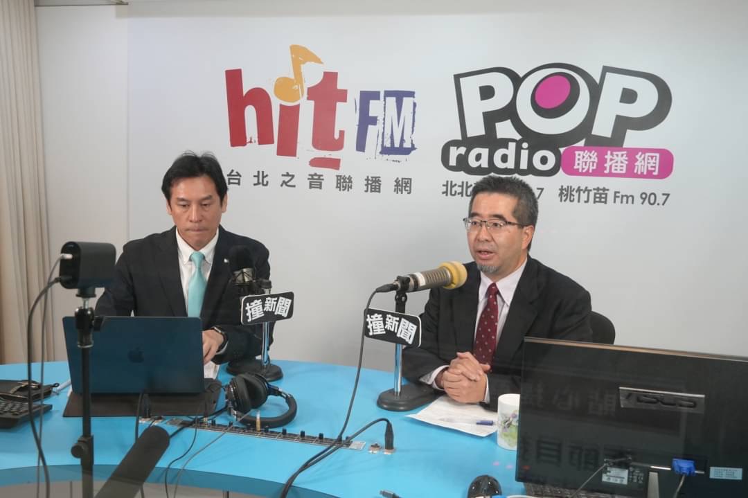 蕭旭岑接受黃暐瀚訪問時強調相關行程尚未定案。 圖：POP聯播網提供。