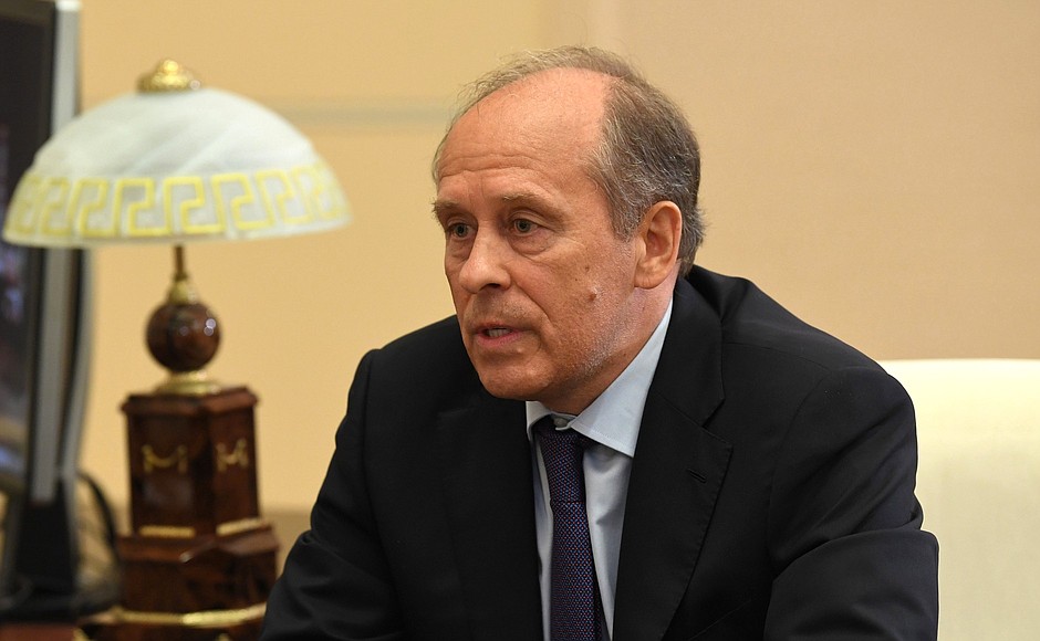 俄羅斯聯邦安全局（FSB）局長波特尼科夫。 圖：翻攝kremlin官網