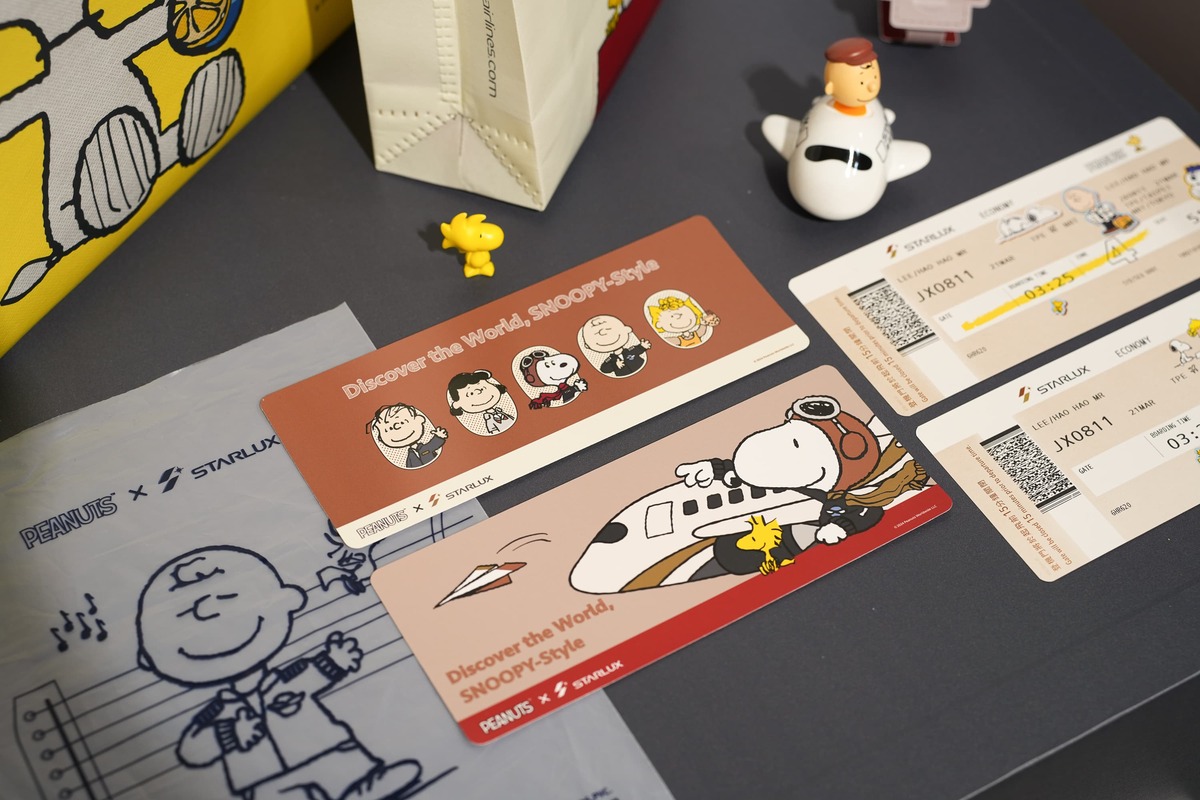 SNOOPY造型設計服務用品。 圖：星宇航空／提供