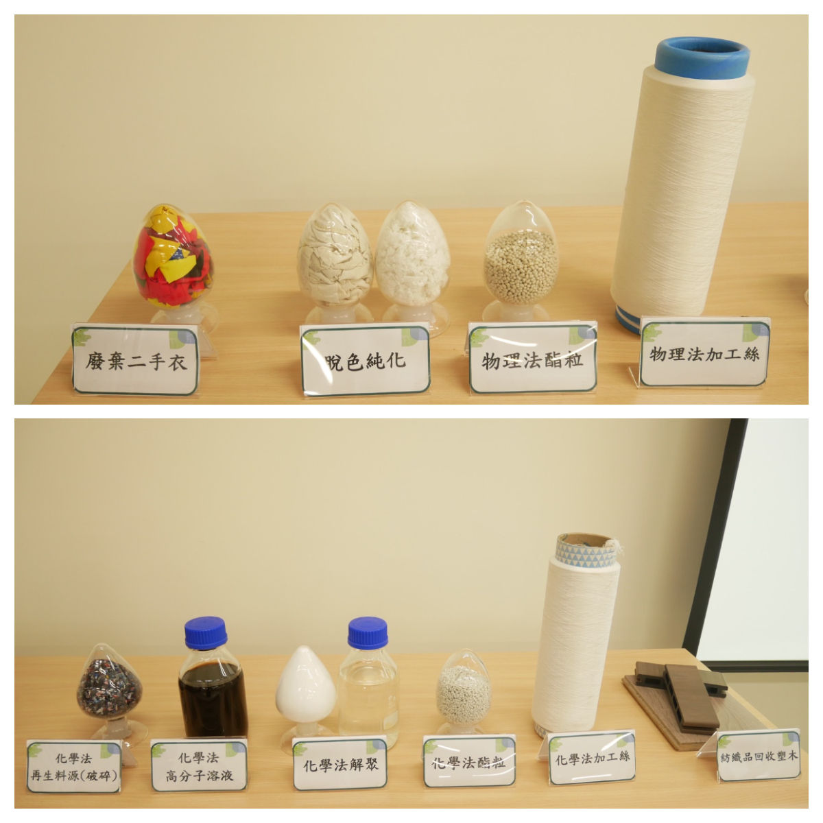 紡織交易所(Textile Exchange)也提出目標，希望在2030年前，將製作衣物所產生的溫室氣體減少45%。 圖：環境部資源循環署／提供