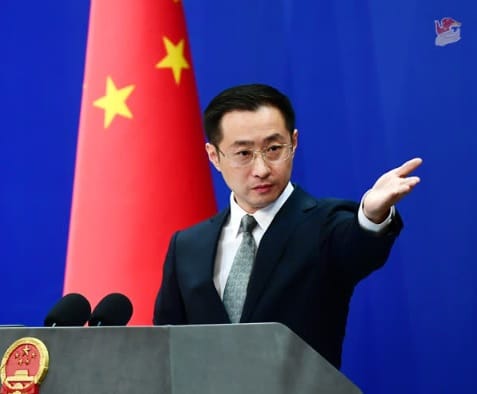 中國外交部發言人林劍。 圖：翻攝自 中國外交部 官方網站