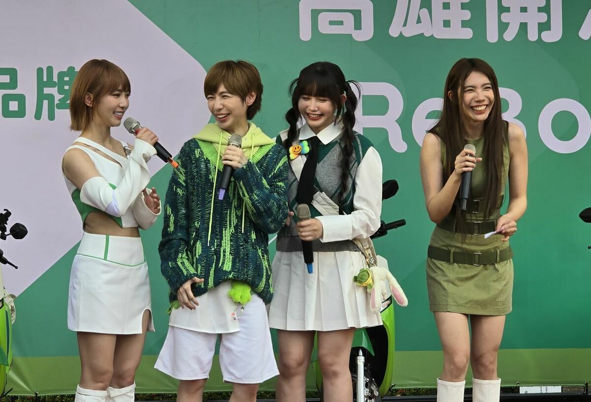 2024 年 WeMo 共享品牌大使BOOM!怪物星人。 圖：孫家銘攝