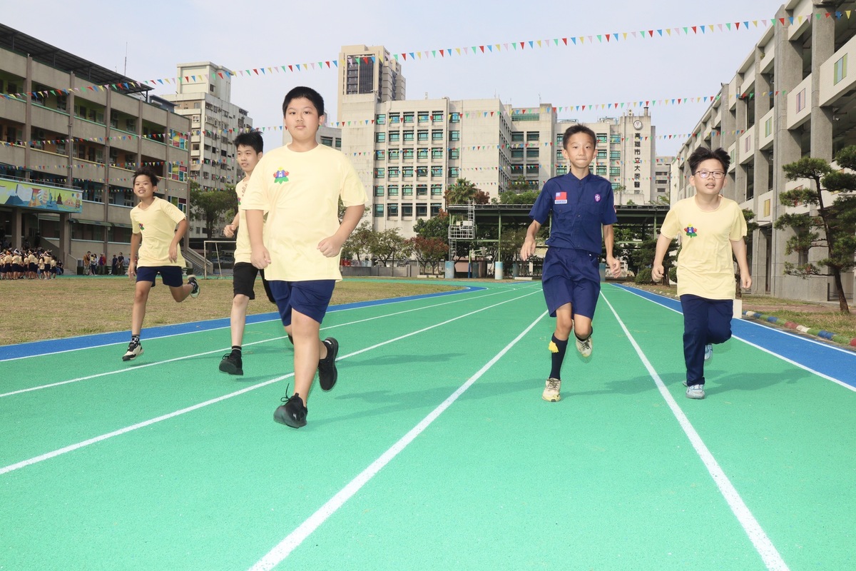 兒童節最佳禮物 高市大同國小全新跑道落成啟用