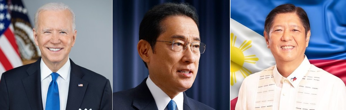 美日菲將舉行三方峰會 圖：翻攝自三方領袖Ｘ（推特），新頭殼合成