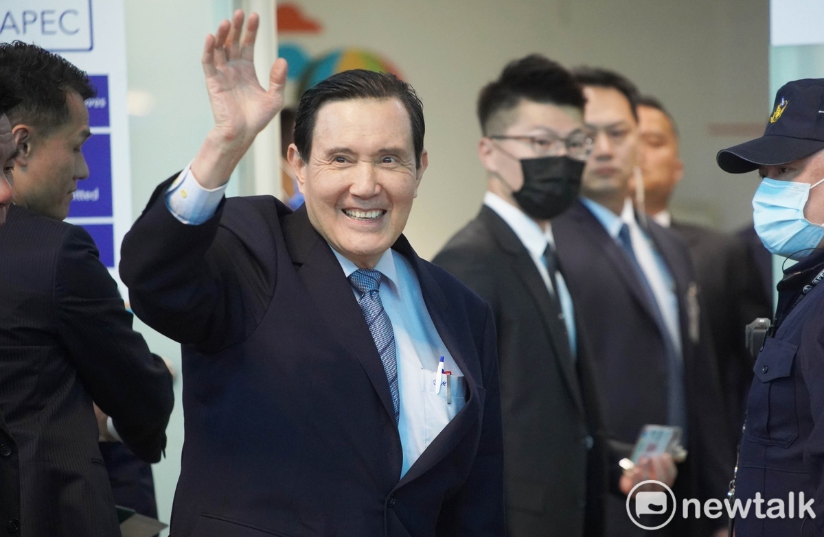 前總統馬英九今（1）日前往中國，進行11天的訪問行程。 圖：林昀真/攝