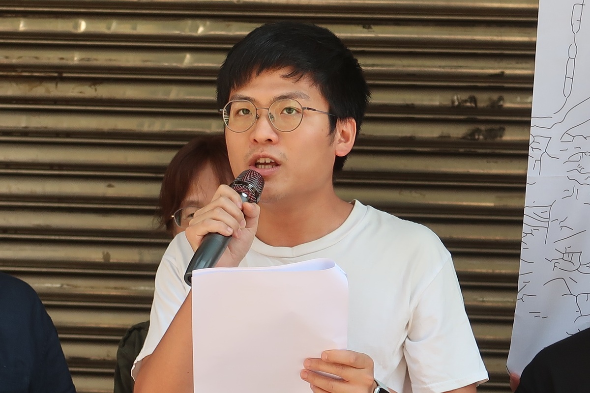 台灣大學研究生協會前會長許冠澤 圖：林朝億/攝