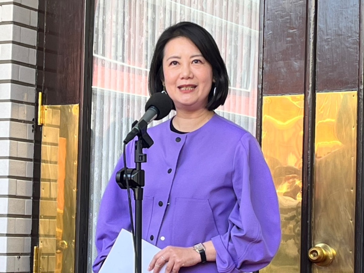 民進黨團幹事長吳思瑤認為，民主基金會執行長也應依慣例由總統任命的人出任。 圖：金大鈞/攝