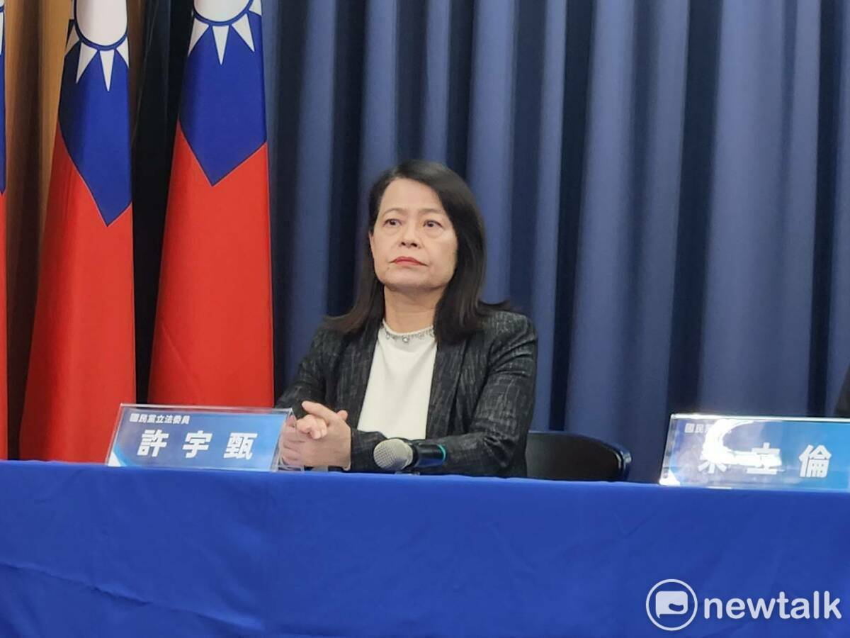 國民黨立委許宇甄。（資料照片） 圖：黃建豪/攝