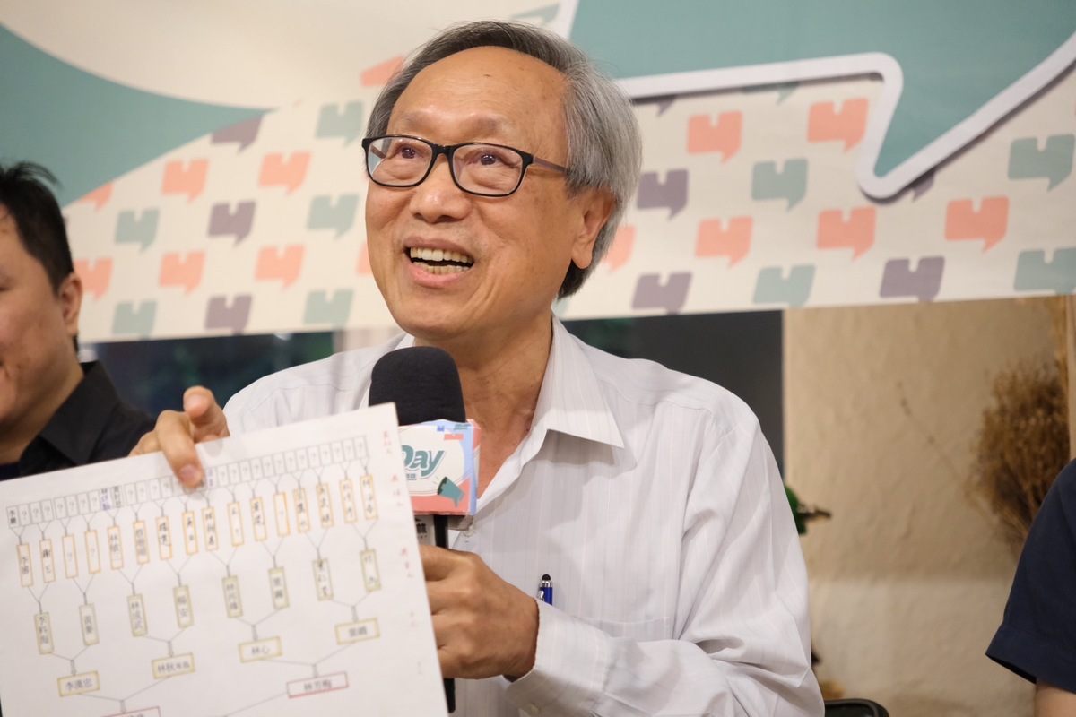 台灣歷史學家及政治評論家李筱峰。 圖：Y’s Day「週三青年日」提供（資料照片）