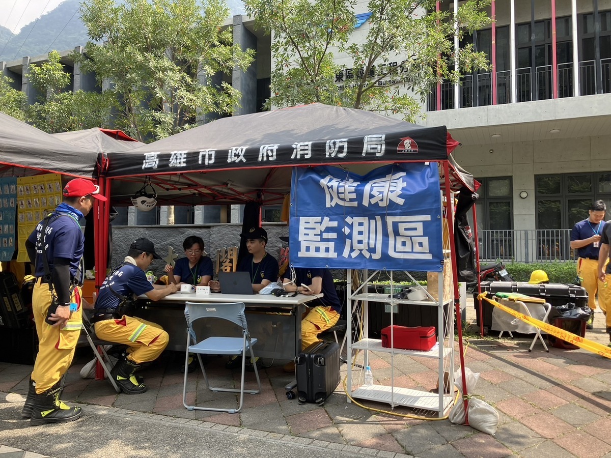 BoO配備專業醫療人員和心理輔導團隊。 圖：高雄市消防局/提供