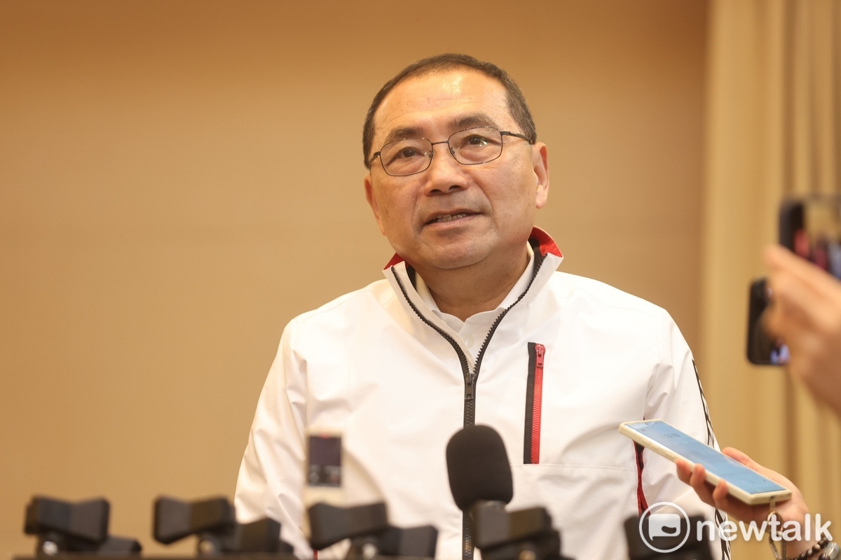 新北市長侯友宜認為，遷都是一個非常嚴肅的議題，和財劃法沒有什麼關聯。 圖：林昀真/攝