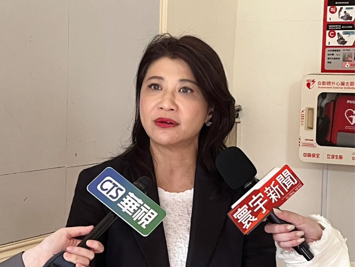 民進黨立委林楚茵控訴中國打壓無所不在。 圖：金大鈞/攝