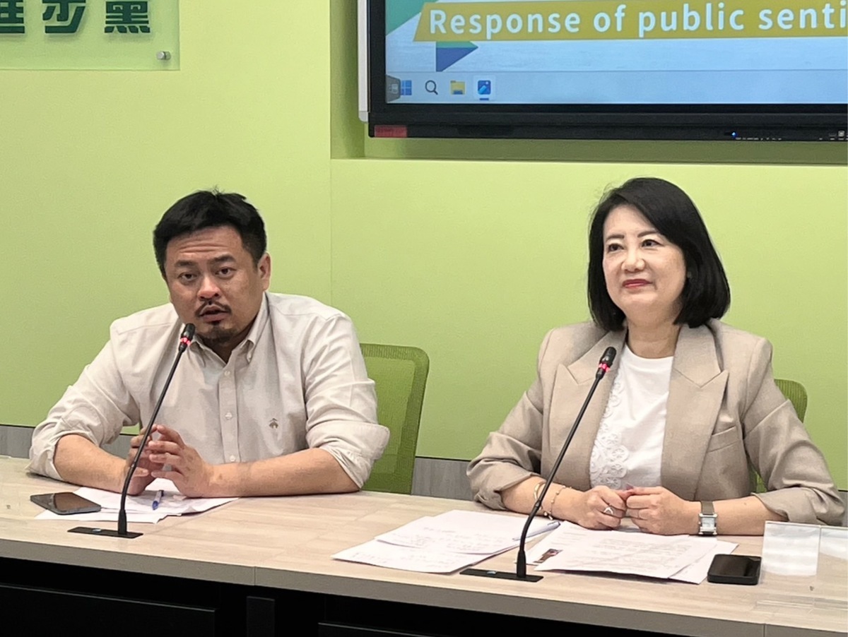 民進黨團認為民主基金會慣例是「成套」的，執行長也依慣例由總統任命。 圖：金大鈞/攝