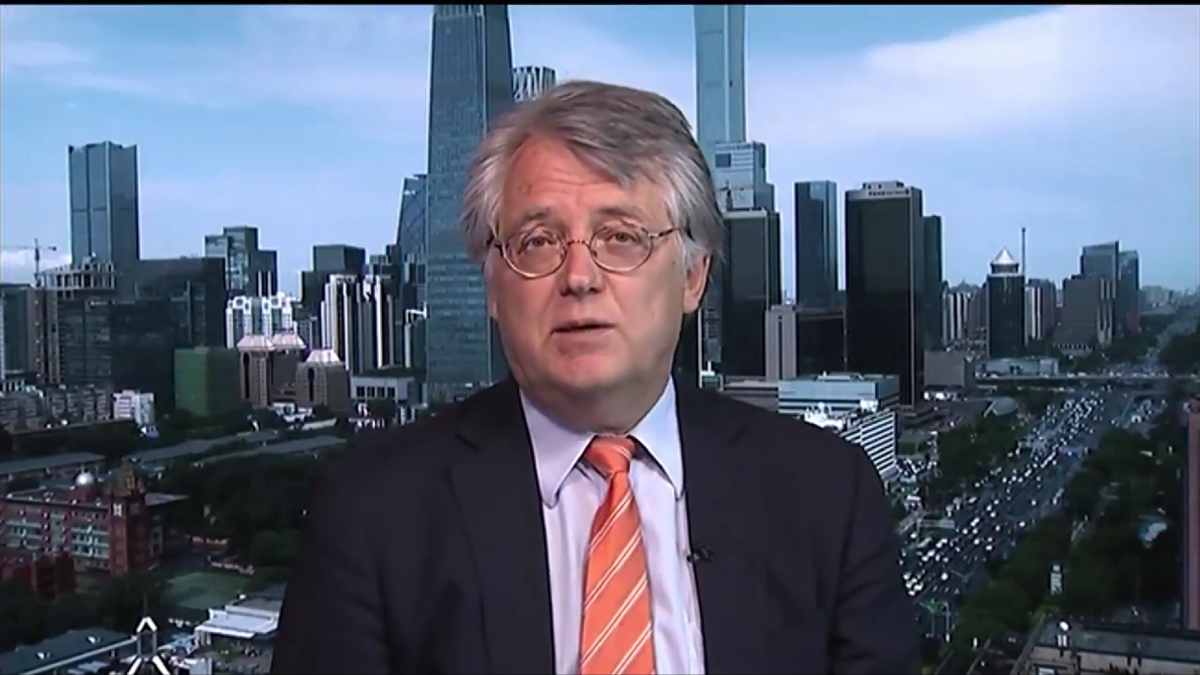 前中國歐盟商會主席伍德克（Jörg Wuttke）。 圖 : 翻攝自影片