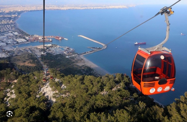 土耳其安塔利亞市（Antalya）附近的海景纜車。 圖：翻攝自Ｐｒｏｐｅｒｔｙ　Ｔｕｒｋｅｙ