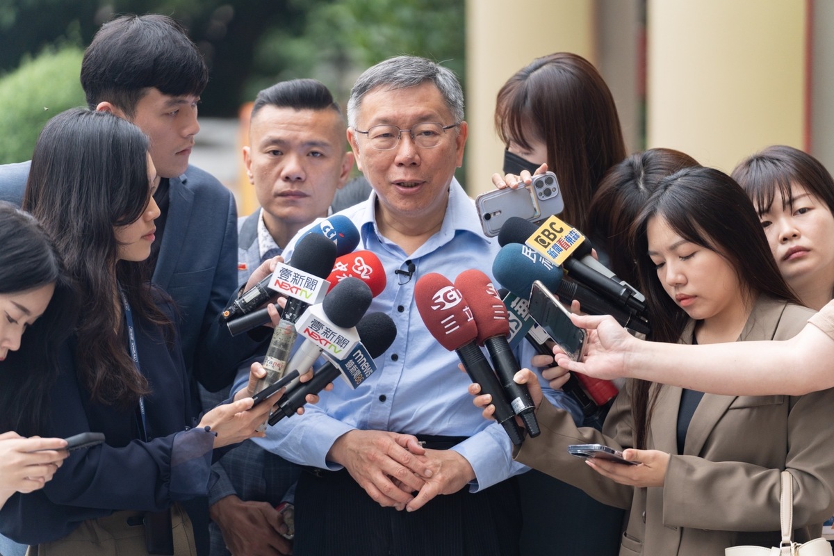 民眾黨主席柯文哲。 圖：民眾黨 / 提供