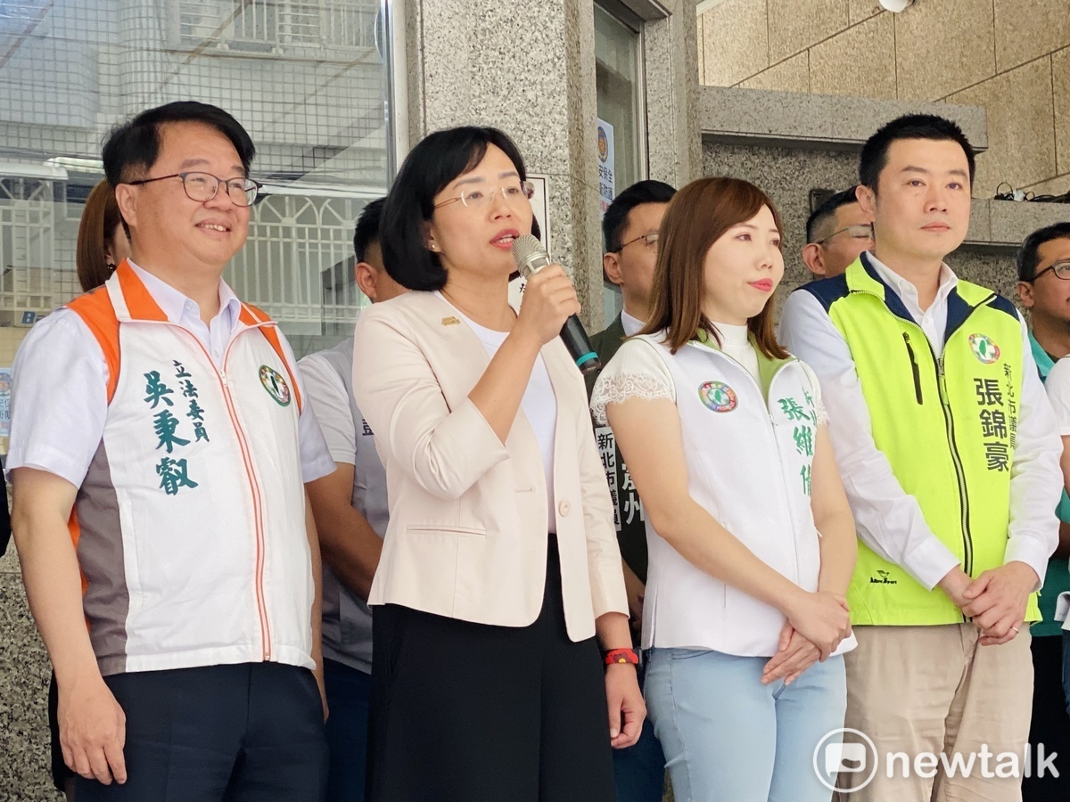 民進黨立委蘇巧慧今登記參選新北市黨部主委。 圖：周煊惠 / 攝