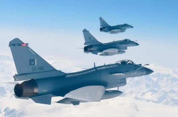 巴基斯坦空軍裝備的殲 -10 戰機。 圖 : 翻攝自鋒芒FM