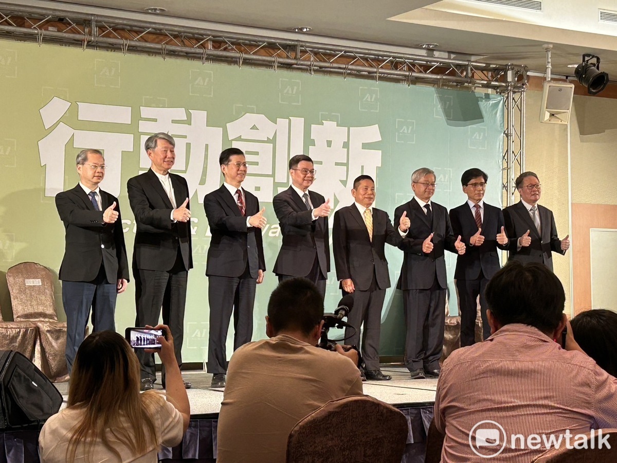 卓榮泰以「智慧創新」為主軸，公布新內閣人事。 圖：黃宣尹攝