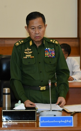 有消息稱，緬甸副總理梭溫在 9 日針對軍方高層會議的襲擊中受傷，引發緬甸軍政府高層對無人機襲擊相關事件的擔憂。 圖：翻攝自 百度百科