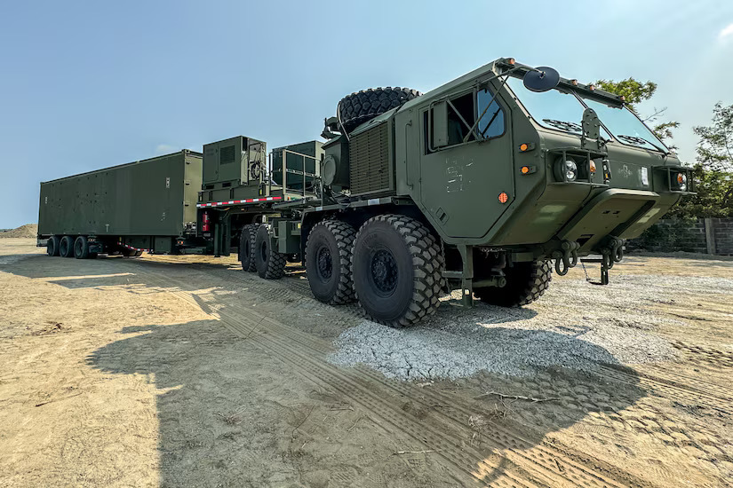美國陸軍「堤豐」(Typhon)陸基機動飛彈系統。
