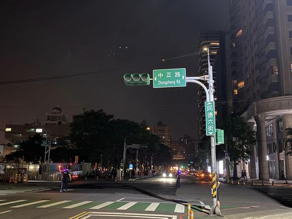 桃園藝文特區7045戶深夜停電2小時。 圖：凌濤提供