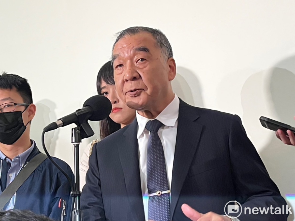 國防部長邱國正。 圖：金大鈞/攝