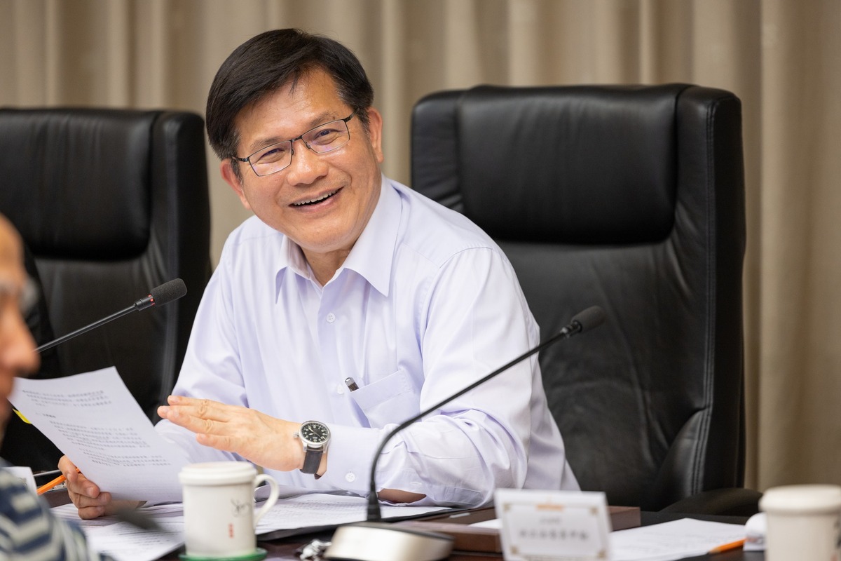 林佳龍召集第21屆全國NGOs環境會議前會。 圖：翻攝自林佳龍臉書