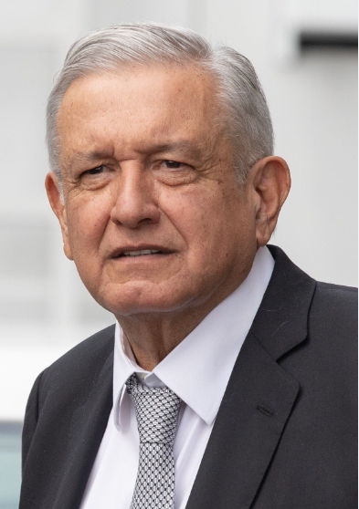 墨西哥總統安德烈斯．曼努埃爾．羅培茲．歐布拉多 ( Andres Manuel Lopez Obrador ) 。 圖 : 翻攝自維基百科
