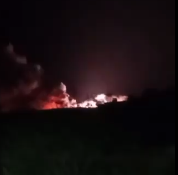 烏克蘭近期成功襲擊克里米亞半島的占科伊機場，給予俄軍打擊。 圖：翻攝自 Giorgi Revishvili X（前推特）帳號