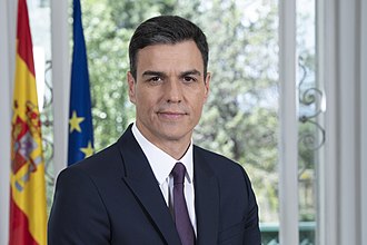 西班牙首相桑切斯近期宣佈，他已暫停公職，正考慮辭職的可能性。 圖：翻攝自維基百科