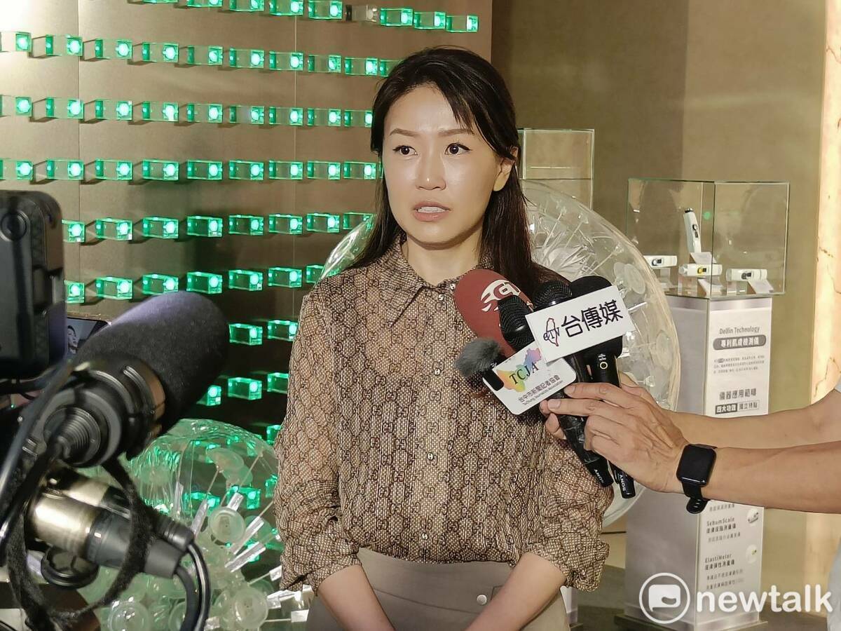 沛美生醫董事長廖曼華感謝各界的支持與肯定。 圖：唐復年/攝