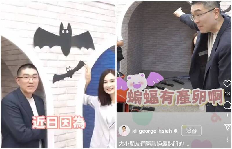 謝國樑語出驚人表示：「在隧道裡面，已經有看到蝙蝠有產卵」。 圖：翻攝謝國樑臉書